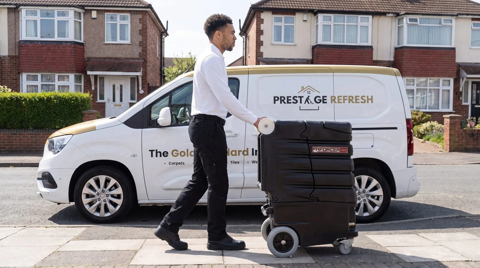 Keeping Carpets Fresh Between Professional Cleans 7 Bringing the kit through, floors protected