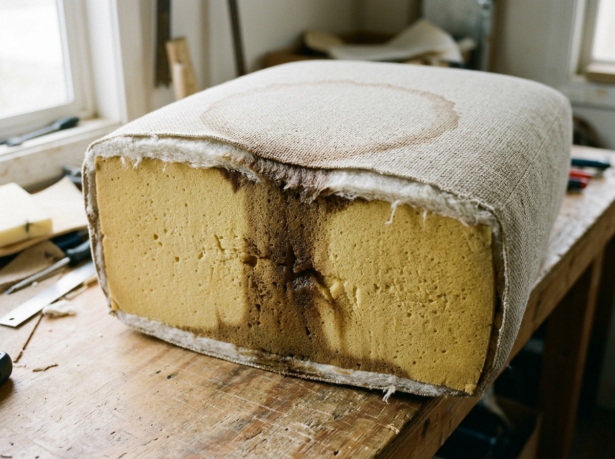 DIY vs Professional Upholstery Cleaning 3 Moisture and residue left in the padding can bring a stain back.