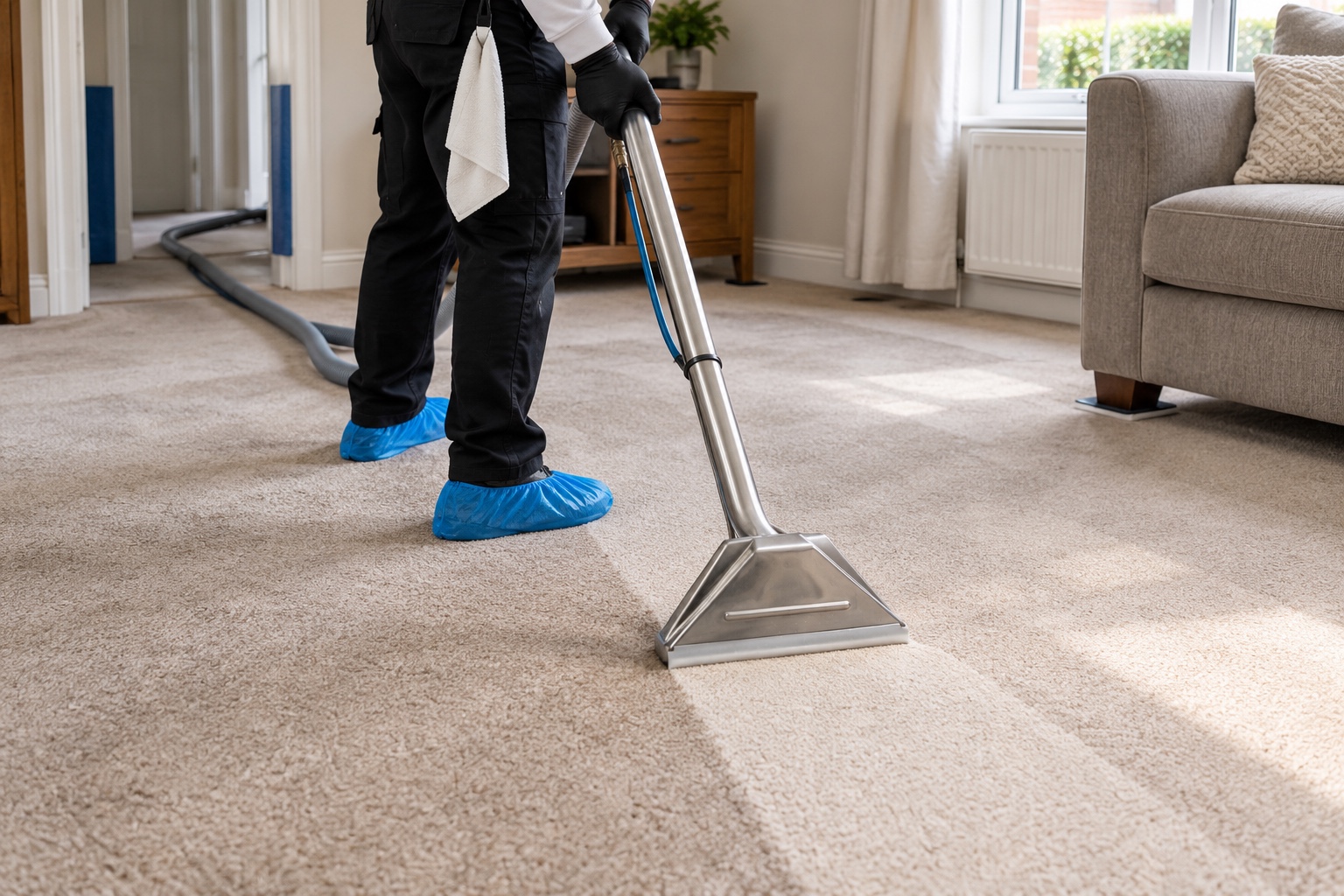 How Often Should Carpets Be Professionally Cleaned? 6 Rinsed and extracted, so nothing is left in the pile to attract dirt.