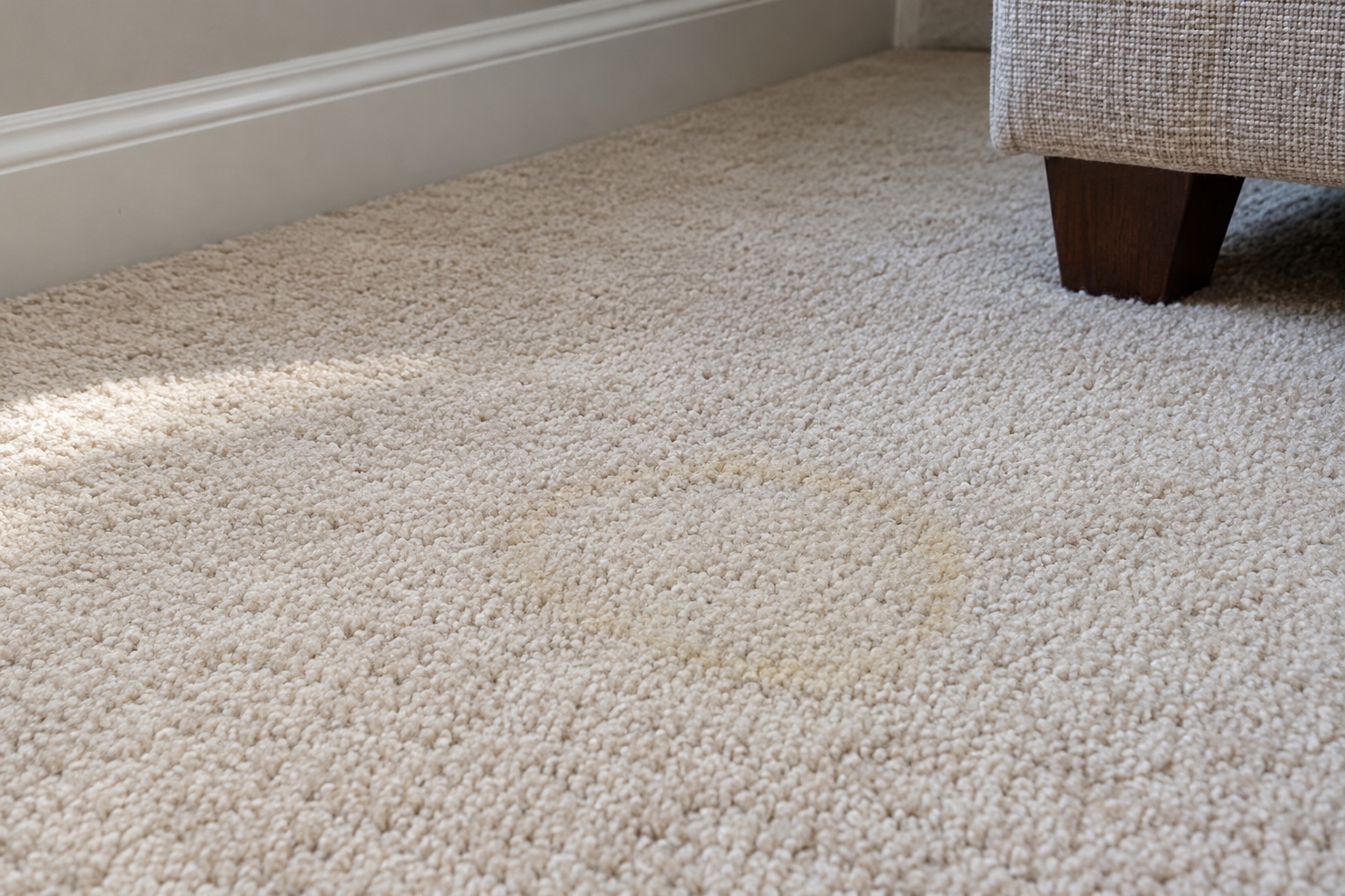 How to Get Rid of Pet Urine & Odour for Good 4 A faint ring wicking back up after an old pet stain was cleaned.