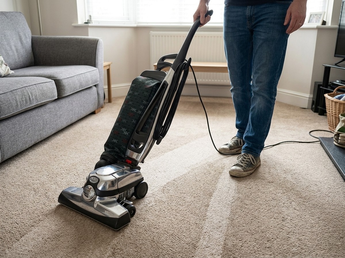 Keeping Carpets Fresh Between Professional Cleans 4 Slow, overlapping passes on the busy routes do the most good.