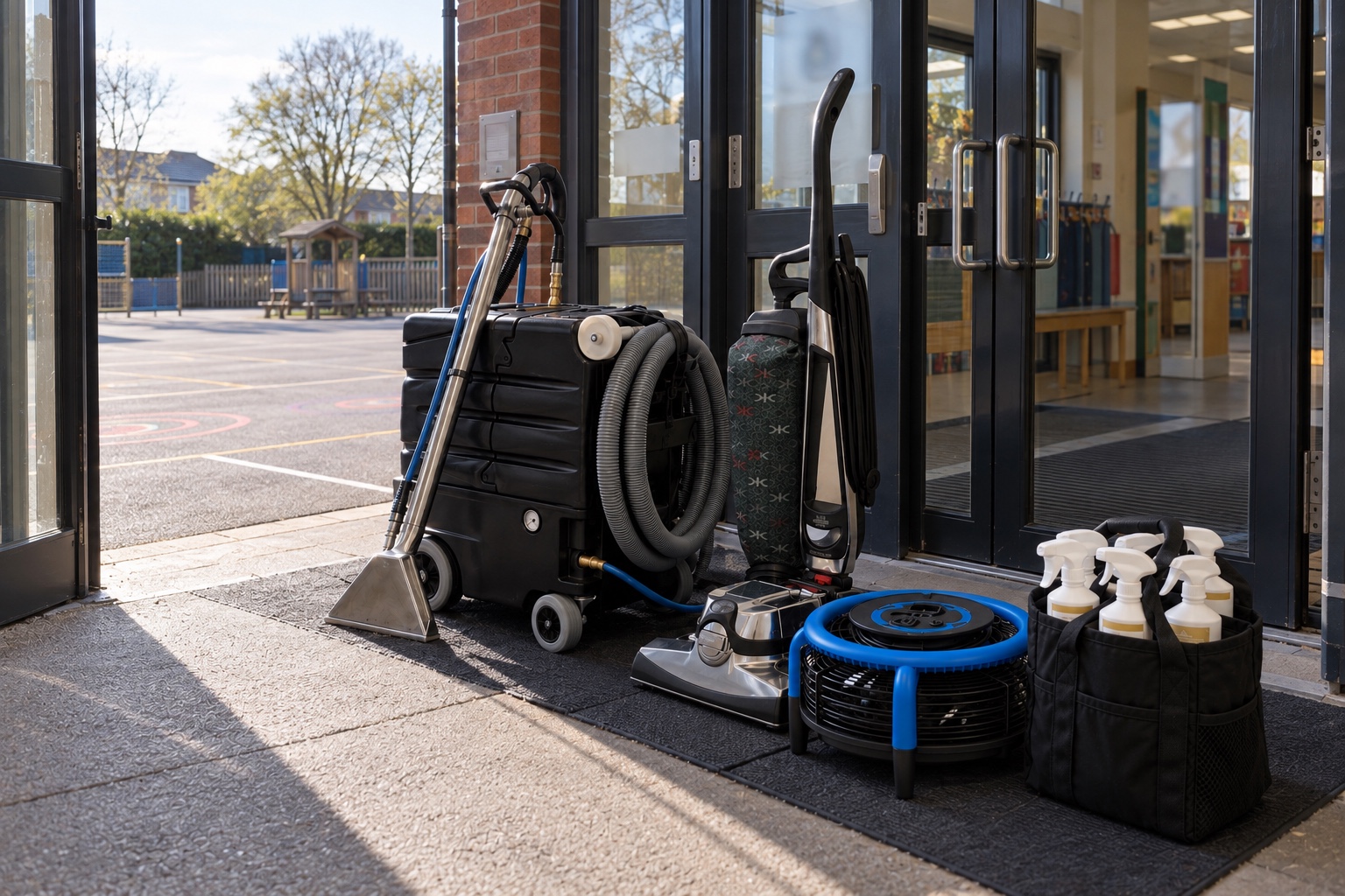 School and Nursery Carpet Cleaning 8 We clean around your term dates, when the school is empty.