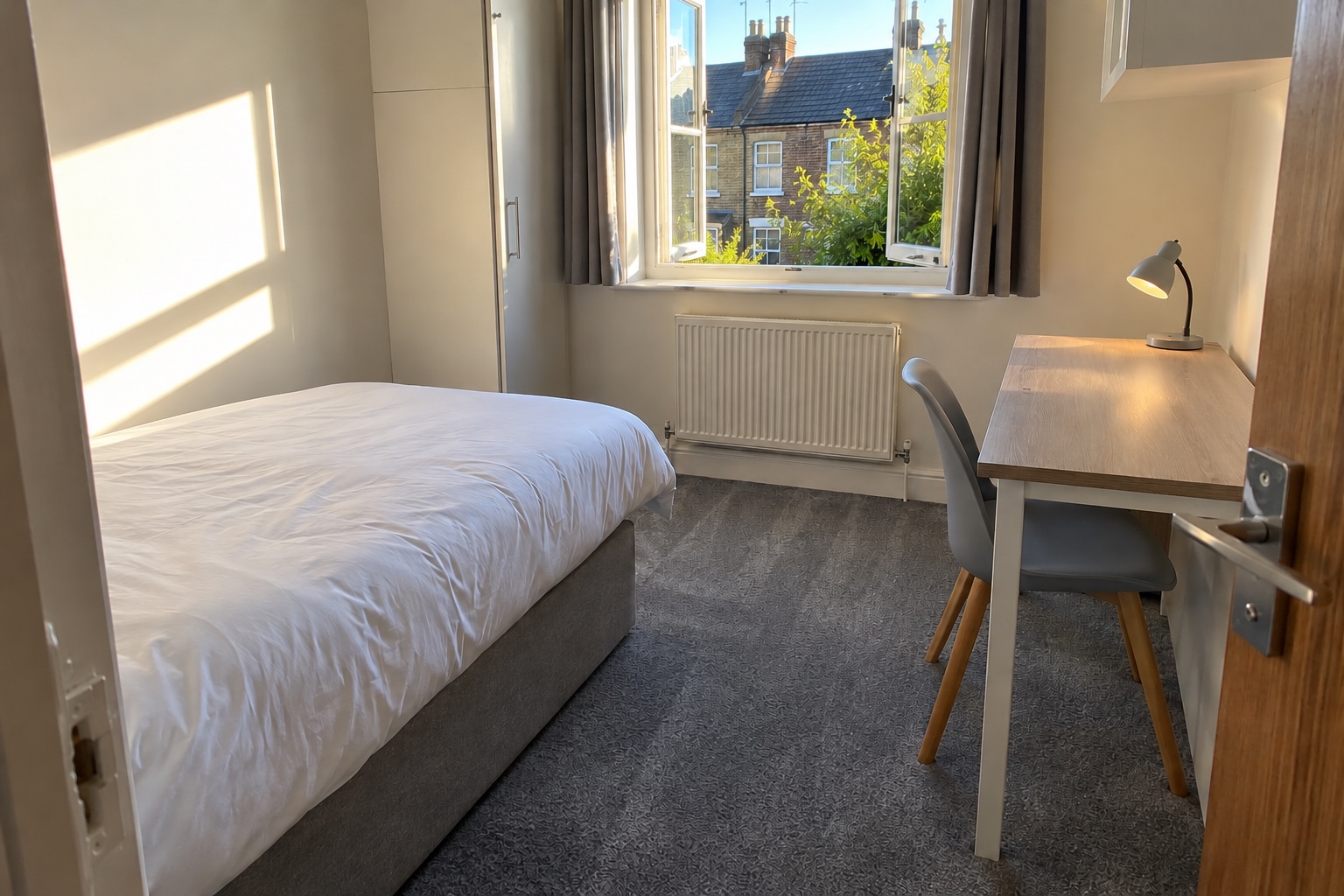 Student Let and HMO Turnover Cleaning 5 A student room cleaned and ready for the next tenants.