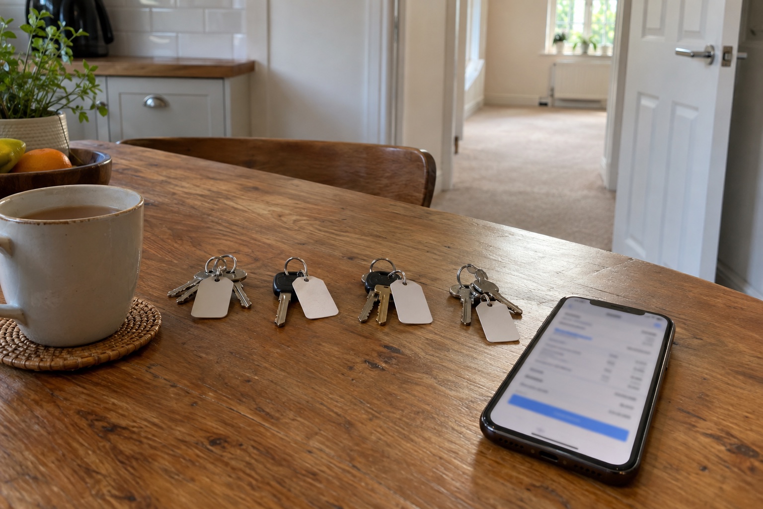 Student Let and HMO Turnover Cleaning 6 Paperwork for several properties, kept to one clear invoice.