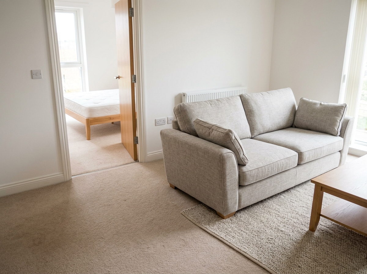 The Golden Guarantee, Explained 4 A carpet, sofa, rug and mattress, all covered by the Golden Guarantee.