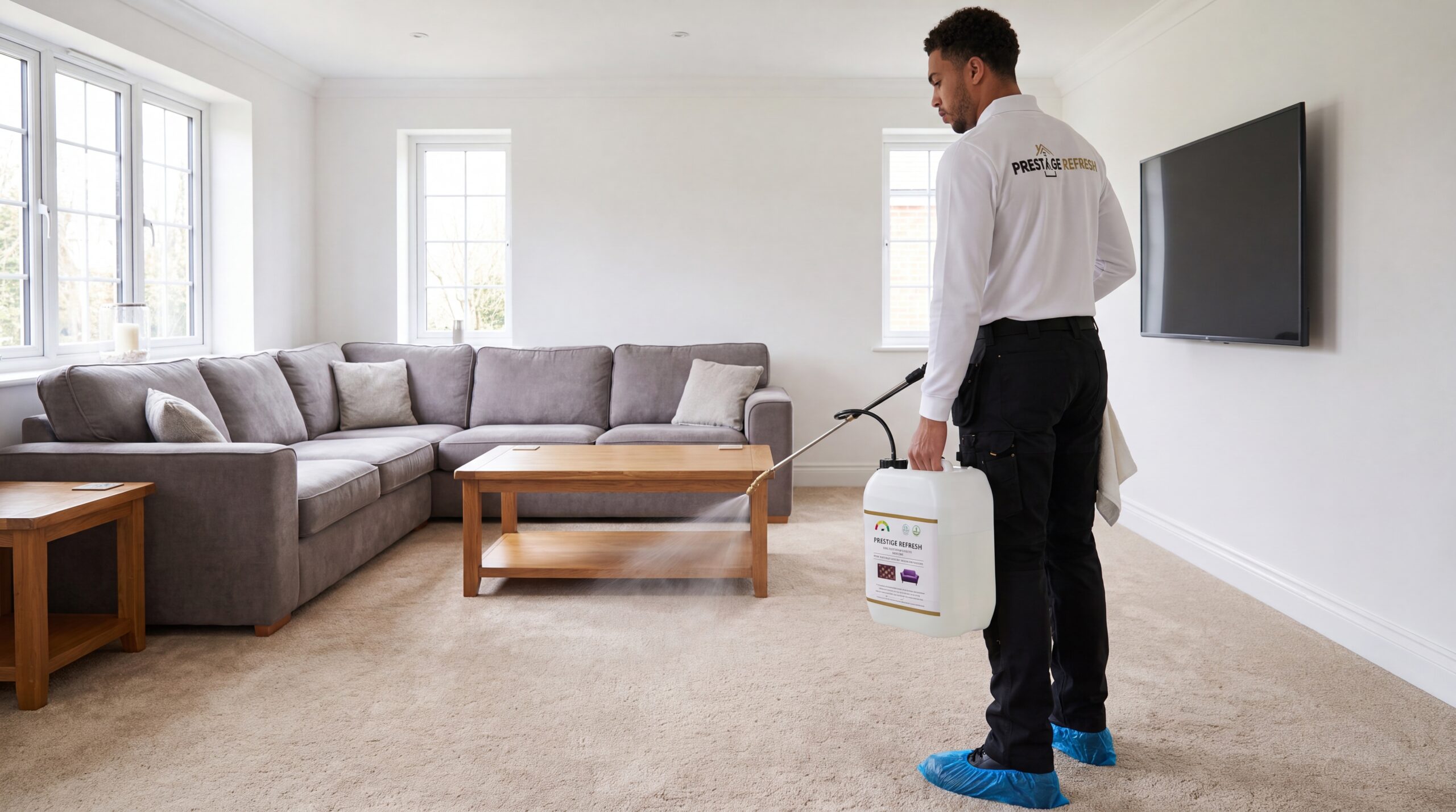 The Golden Guarantee, Explained 6 Our technician re-treating one area on a free return visit.