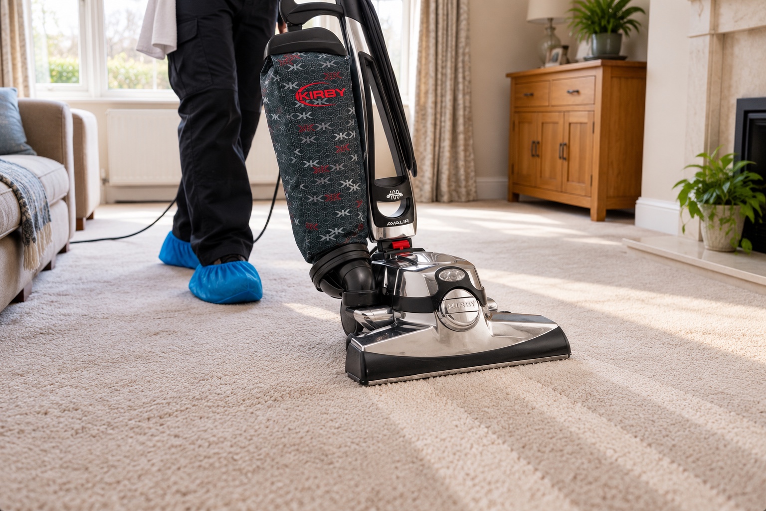What a Bad Carpet Clean Looks Like (And How to Avoid One) 5 A proper clean starts by vacuuming out the dry soil first.