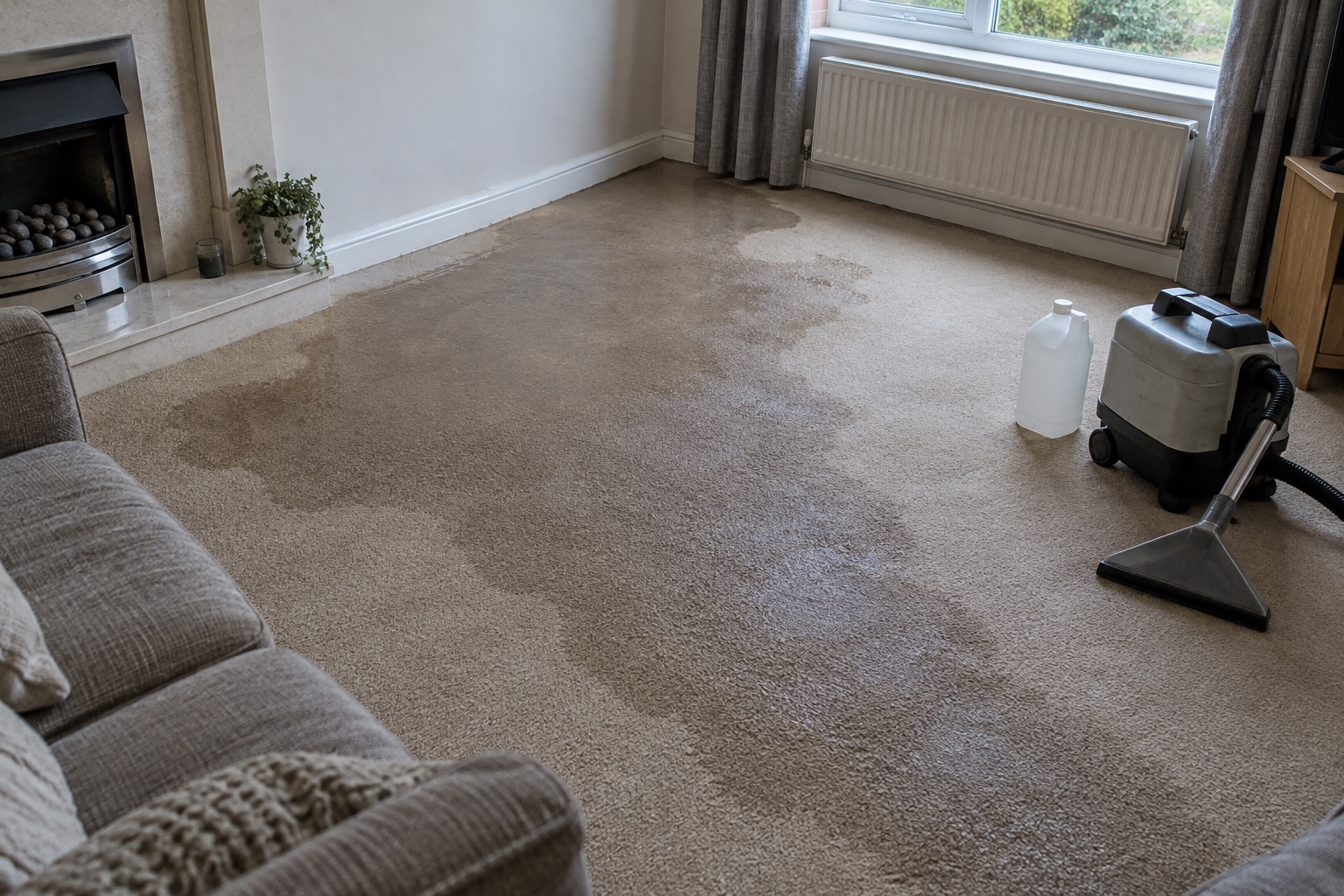 What Really Matters When Choosing Professional Cleaning for Your Home 3 Heavy wetting and generic chemicals can leave a carpet soaked.